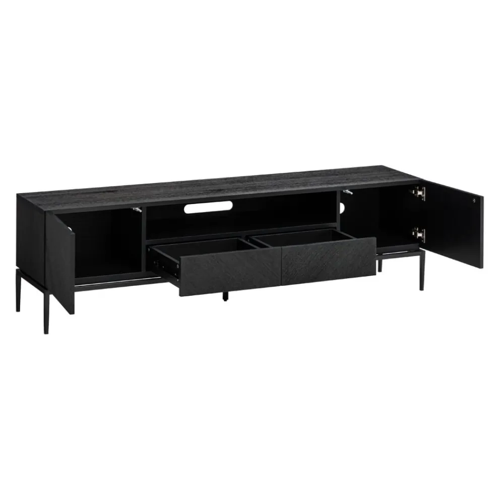 Ambia Home TV-Möbel Sumatra schwarz Outlet