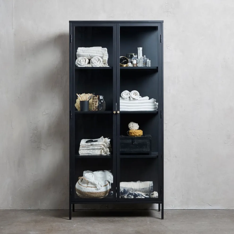 Lomoco Vitrine Carmel schwarz Discount