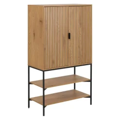 MID.YOU Vitrine Jaipur eichefarbig