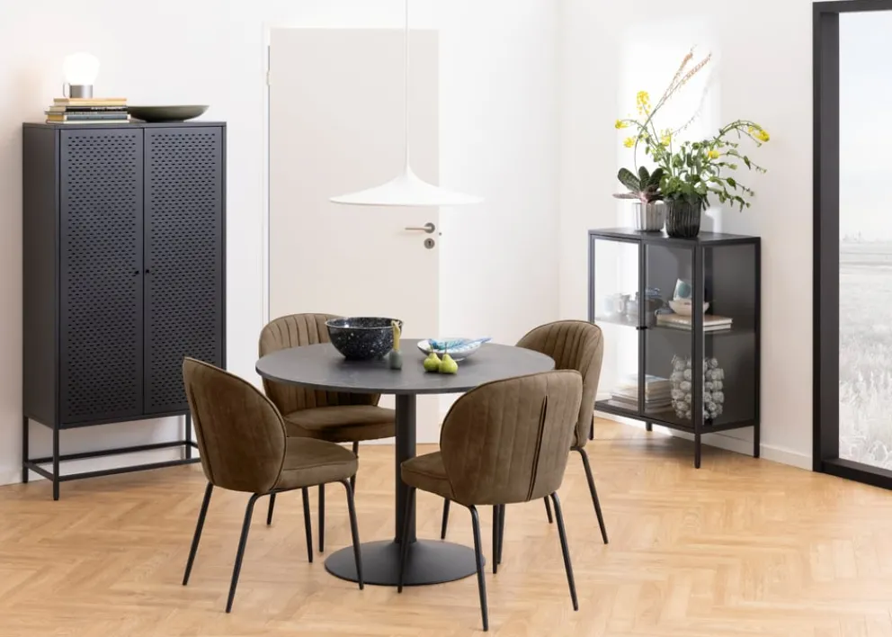 Lomoco Vitrine Newcastle schwarz