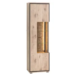 Livetastic Vitrine Ruben eichefarbig, schwarz Best