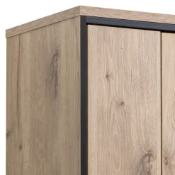 Livetastic Vitrine Ruben eichefarbig, schwarz Best