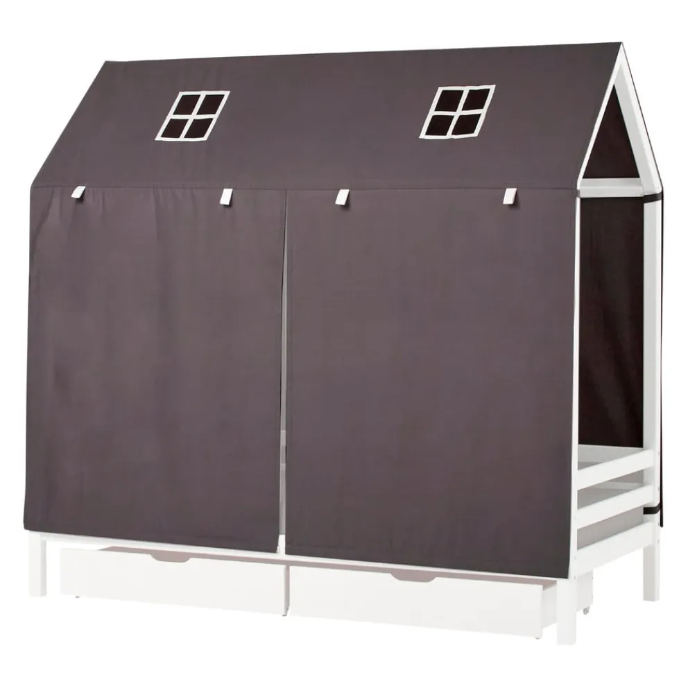 Hoppekids Vorhang HS-Pets dunkelgrau Outlet