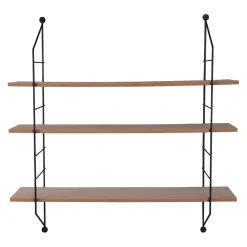 Lomoco Wandregal Ella eichefarbig, schwarz Clearance