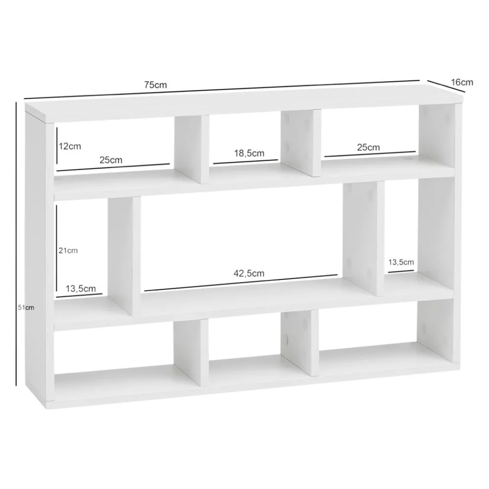 MID.YOU Wandregal Modern weiss Sale