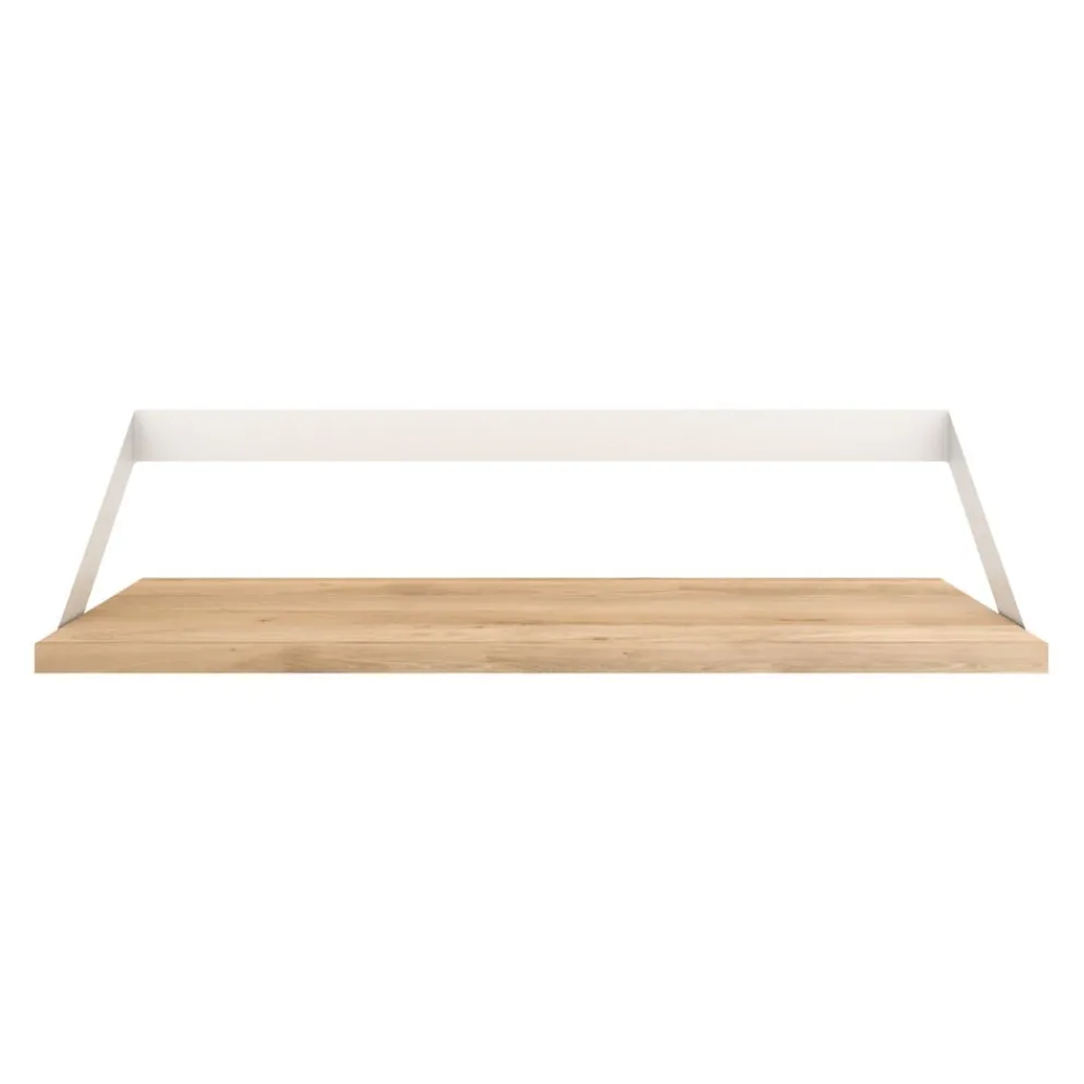 Ethnicraft Wandregal Ribbon eichefarbig, weiss Discount