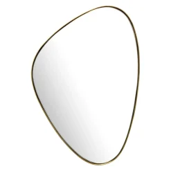 MID.YOU Wandspiegel Metall champagner Clearance
