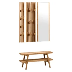 Linea Natura Wandspiegel Studioline eichefarbig, transparent Discount