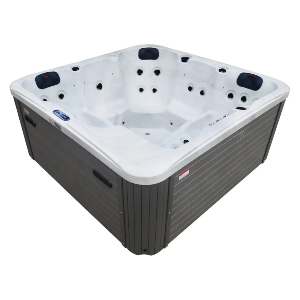 Sonnenkönig Whirlpool Borneo grau, weiss