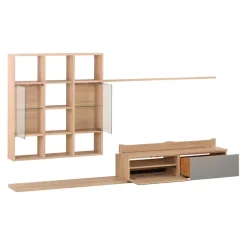 TEAM 7 Wohnkombination Cubus eiche Discount
