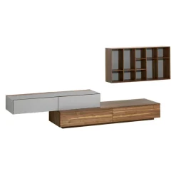TEAM 7 Wohnkombination Cubus Pure nussbaum Outlet