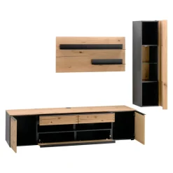 Hom'In Wohnkombination Studio 8 eichefarbig Sale