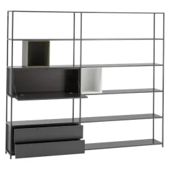 mdf italia Wohnwand Minima 3.0 shadow grey x122 Sale