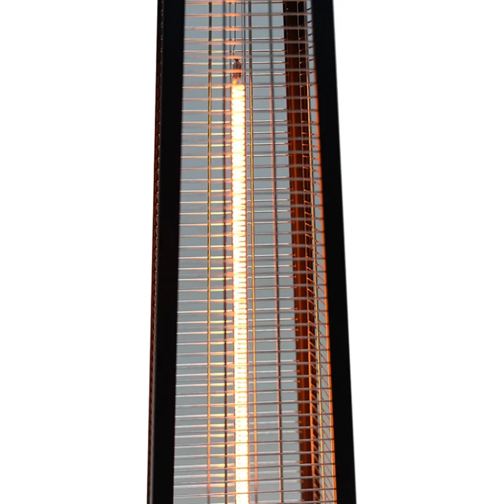 Sonnenkönig Wärmepilz Pyramide schwarz New
