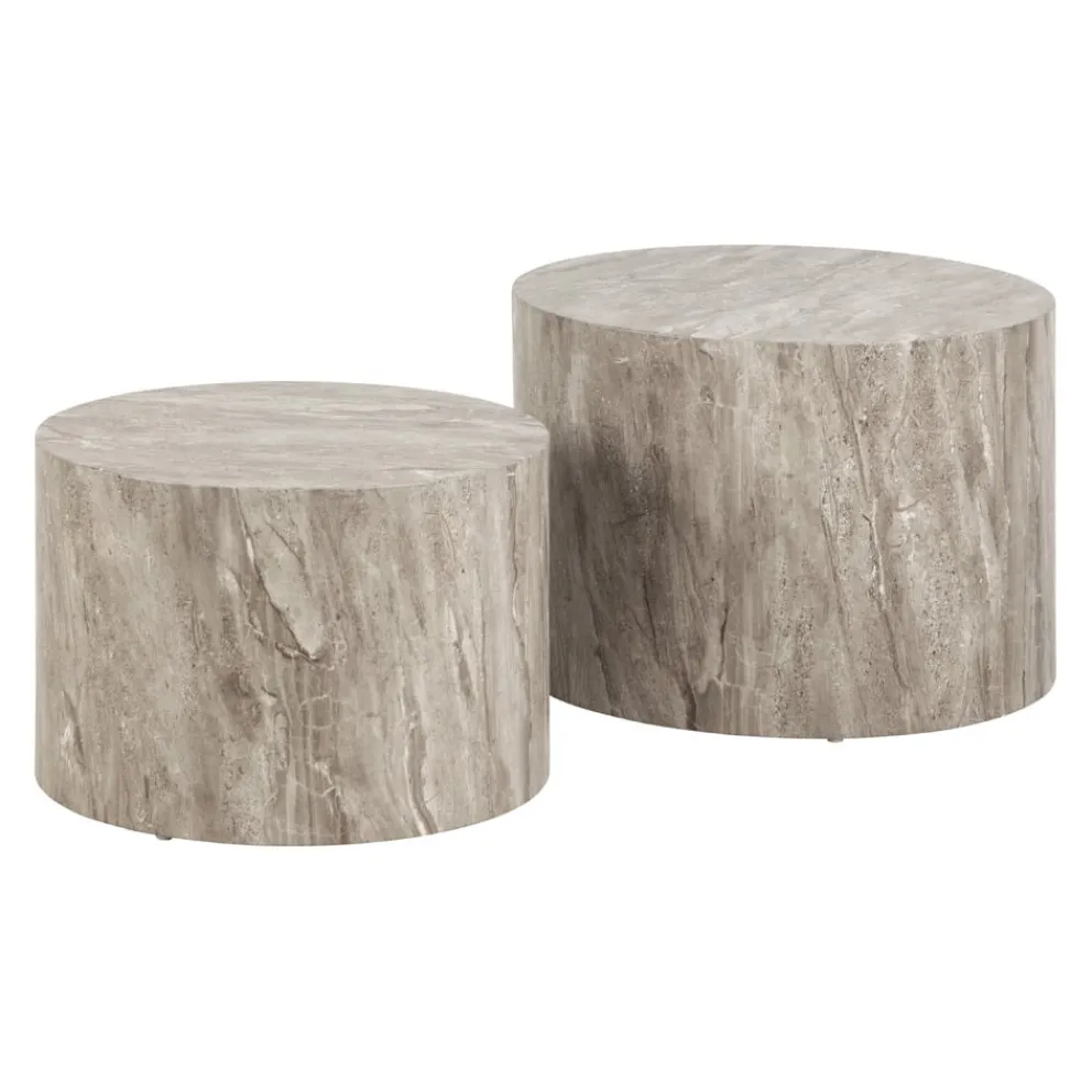 MID.YOU Zweisatztisch Dice grau, weiss Sale