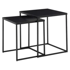 MID.YOU Zweisatztisch Eckig schwarz Discount