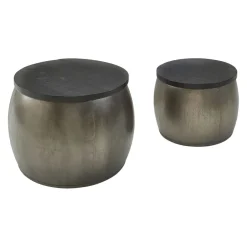 MID.YOU Zweisatztisch Mango silber Clearance